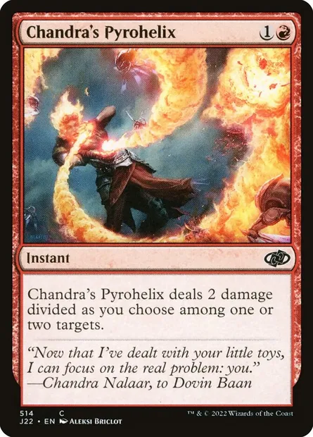 Chandra's Pyrohelix, Magic card J22 514 — Jumpstart 2022 set