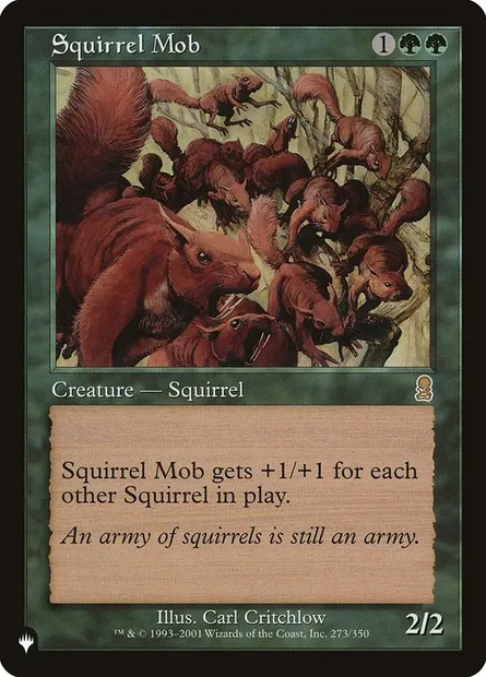 Squirrel Mob, Magic card PLST ODY-273 — The List set