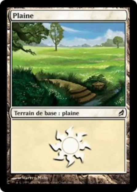 Plaine, carte Magic LRW 282 — extension Lorwyn