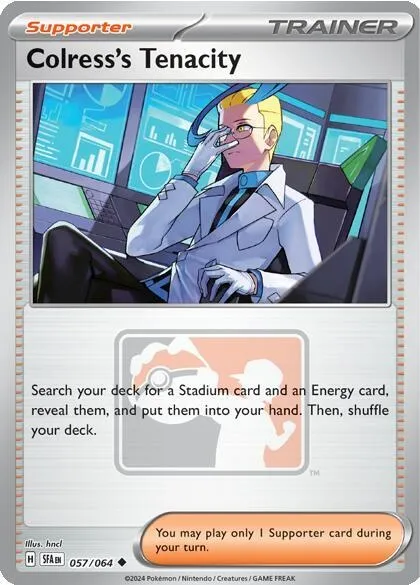 Colress's Tenacity, Pokémon card LGP 057-2 — League Promos set