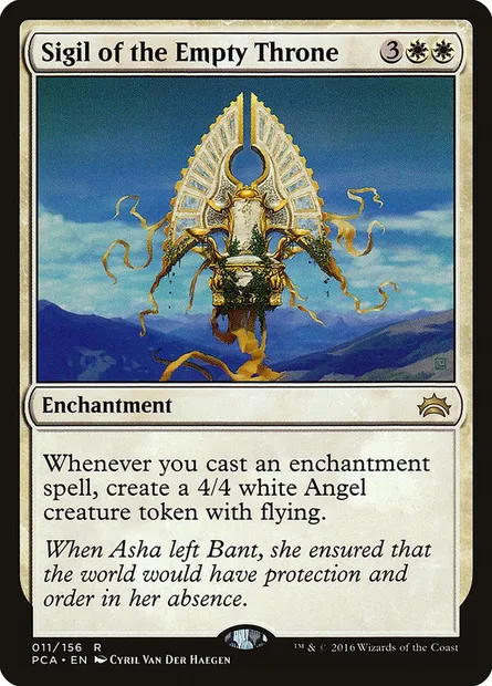 Sigil of the Empty Throne, Magic card PCA 11 — Planechase Anthology set