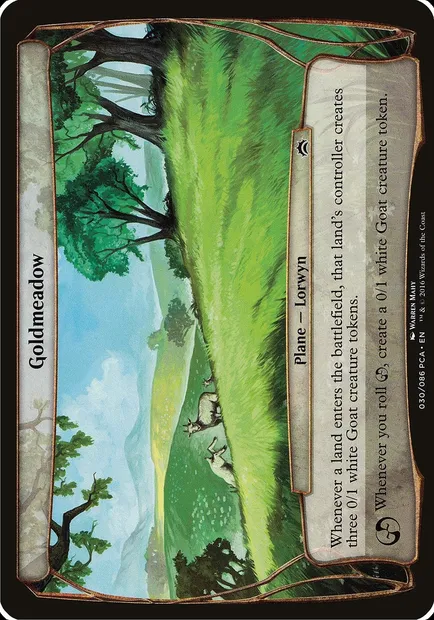 Goldmeadow, Magic card OPCA 30 — Planechase Anthology Planes set