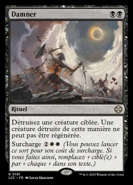 Damner, carte Magic LCC 191 — extension The Lost Caverns of Ixalan Commander