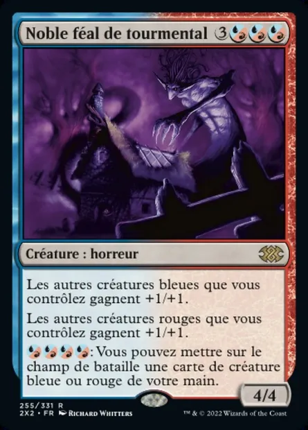 Noble féal de tourmental, carte Magic 2X2 255 — extension Double Masters 2022