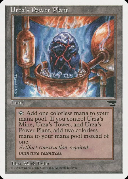 Centrale énergétique d'Urza, carte Magic CHR 115a — extension Chronicles