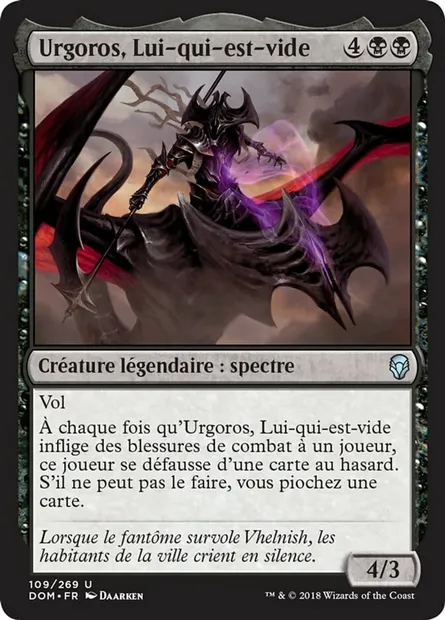 Urgoros, Lui-qui-est-vide, carte Magic DOM 109 — extension Dominaria
