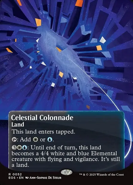 Celestial Colonnade, Magic card EOS 52 — Edge of Eternities: Stellar Sights set