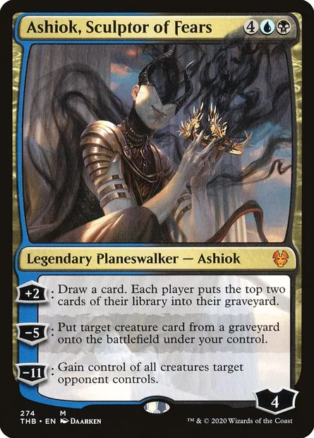 Ashiok, Sculptor of Fears, Magic card THB 274 — Theros Beyond Death set