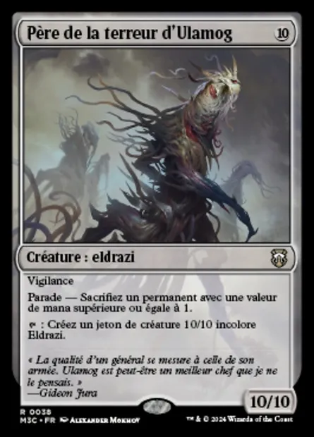 Père de la terreur d'Ulamog, carte Magic M3C 38 — extension Modern Horizons 3 Commander
