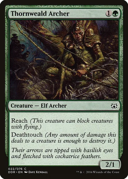 Thornweald Archer, Magic card DDR 22 — Duel Decks: Nissa vs. Ob Nixilis set