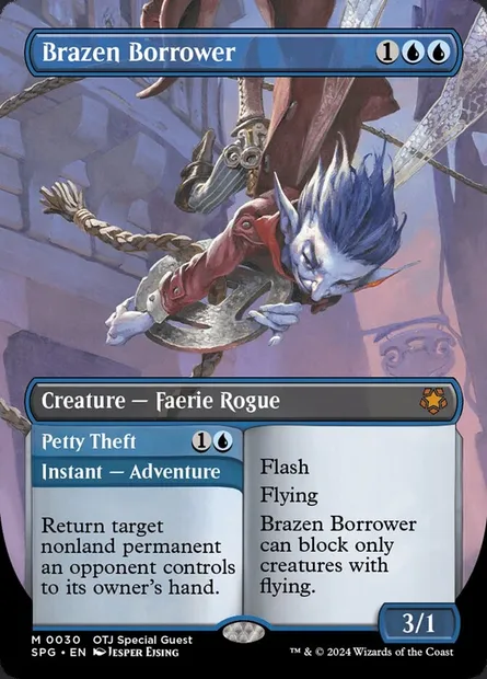 Brazen Borrower // Petty Theft, Magic card SPG 30 — Special Guests set