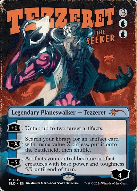 Tezzeret the Seeker, Magic card SLD 1619 — Secret Lair Drop set