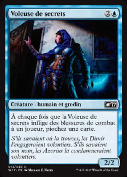 Voleuse de secrets, carte Magic W17 13 — extension Welcome Deck 2017