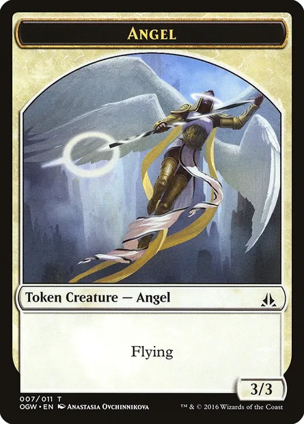 Angel, carte Magic TOGW 7 — extension Oath of the Gatewatch Tokens