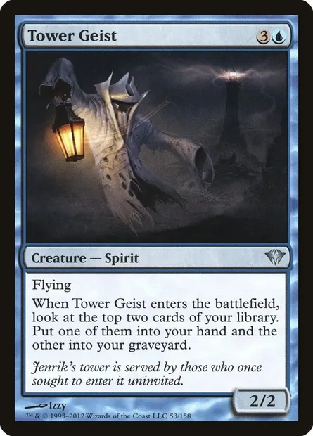 Tower Geist, Magic card DKA 53 — Dark Ascension set