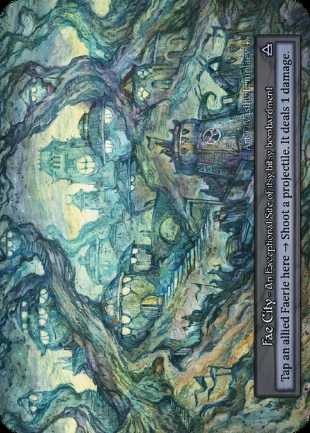 Fae City, Sorcery card ATH 198 — Arthurian Legends set
