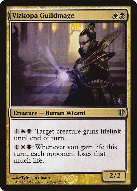 Vizkopa Guildmage, Magic card C13 225 — Commander 2013 set