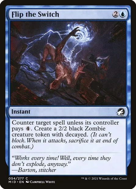 Flip the Switch, Magic card MID 54 — Innistrad: Midnight Hunt set