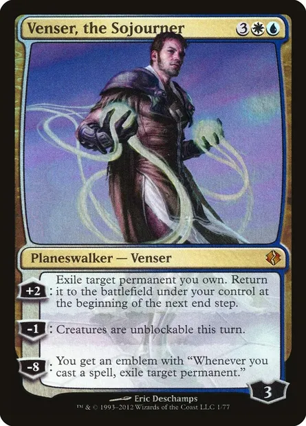 Venser, the Sojourner, Magic card DDI 1 — Duel Decks: Venser vs. Koth set