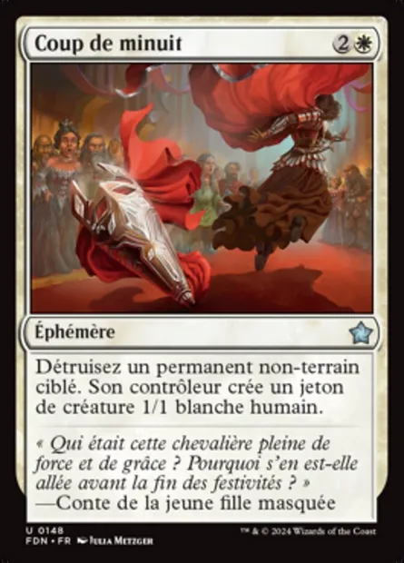 Coup de minuit, carte Magic FDN 148 — extension Foundations