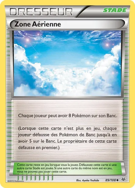 Zone Aérienne, carte Pokémon ROS 89 — extension Ciel Rugissant