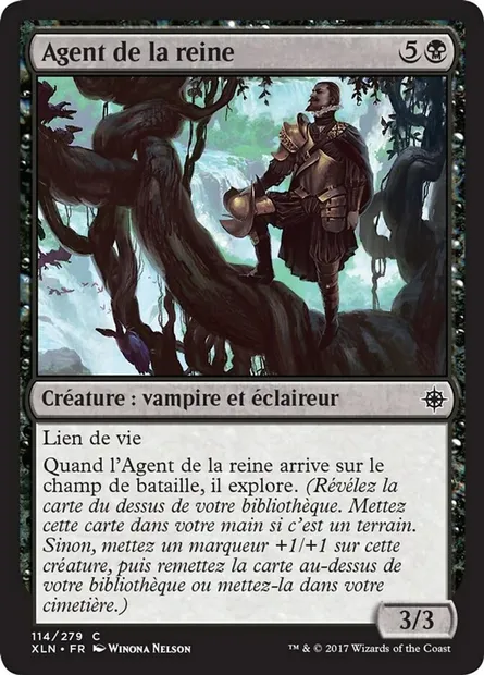 Agent de la reine, carte Magic XLN 114 — extension Ixalan