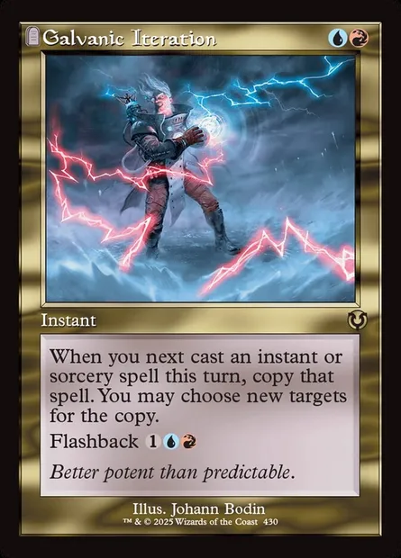 Galvanic Iteration, Magic card INR 430 — Innistrad Remastered set