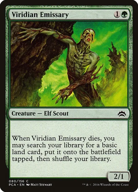 Viridian Emissary, Magic card PCA 80 — Planechase Anthology set