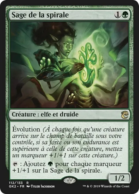 Sage de la spirale, carte Magic GK2 112 — extension RNA Guild Kit