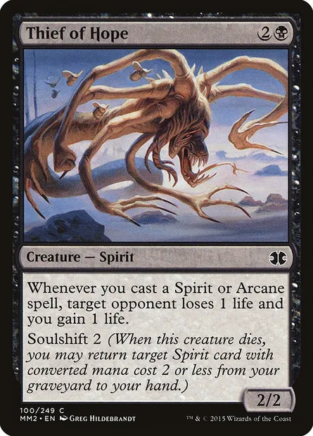 Voleur d'espoir, carte Magic MM2 100 — extension Modern Masters 2015