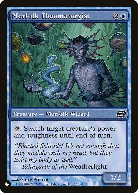 Merfolk Thaumaturgist, Magic card PLST PLC-56 — The List set