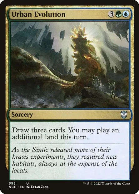 Urban Evolution, Magic card NCC 355 — New Capenna Commander set