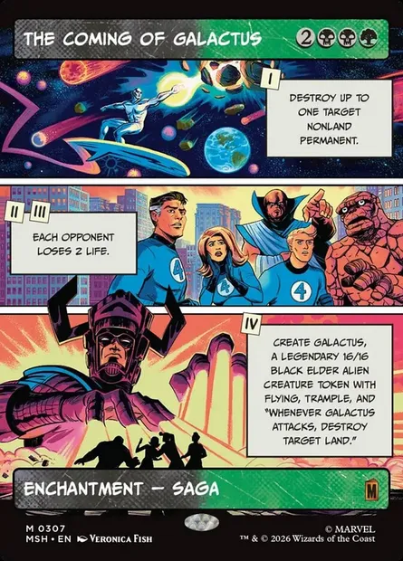 The Coming of Galactus, Magic card MSH 307 — Marvel Super Heroes set