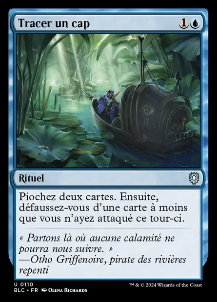 Tracer un cap, carte Magic BLC 110 — extension Bloomburrow Commander