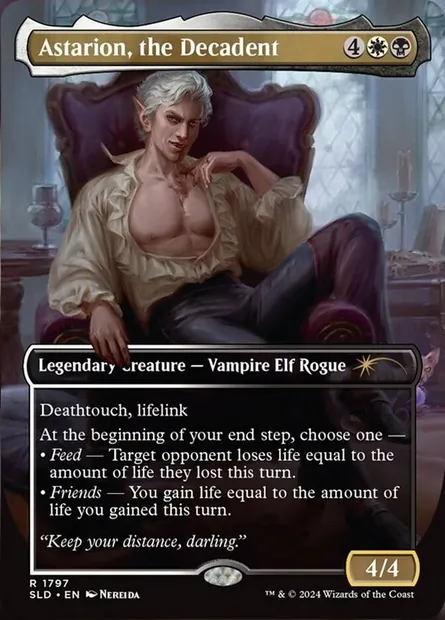 Astarion, the Decadent, Magic card SLD 1797 — Secret Lair Drop set