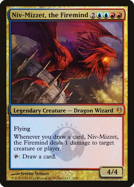 Niv-Mizzet, the Firemind, Magic card DDJ 1 — Duel Decks: Izzet vs. Golgari set