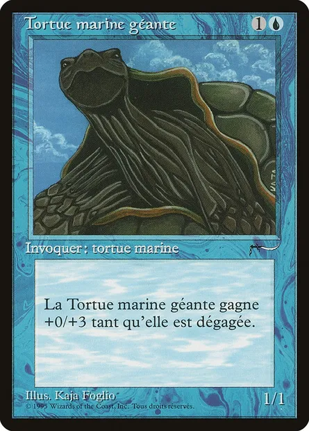 Giant Tortoise, Magic card REN 34 — Renaissance set
