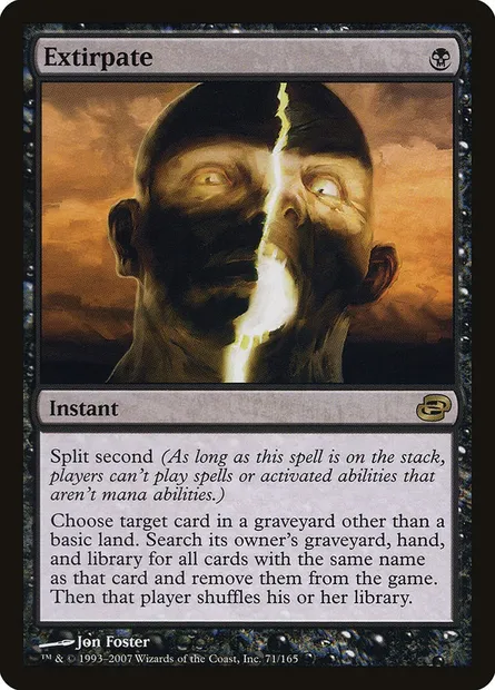 Extirpation, carte Magic PLC 71 — extension Chaos planaire