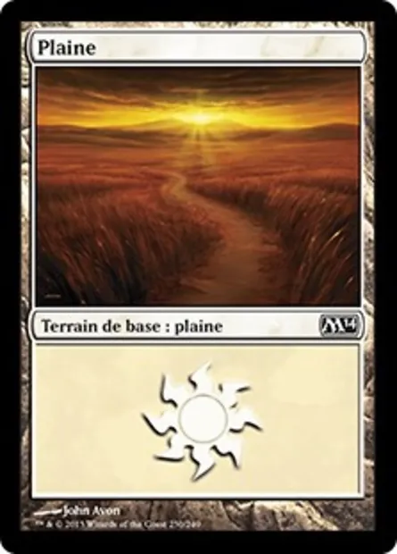 Plaine, carte Magic M14 230 — extension Magic 2014