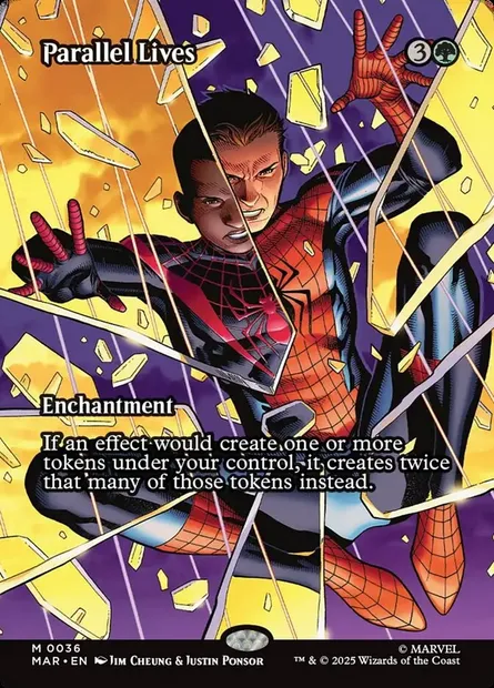 Parallel Lives, Magic card MAR 36 — Marvel Universe set