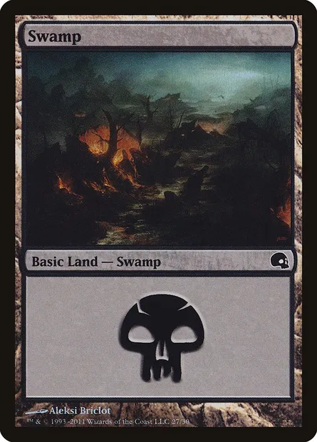 Marais, carte Magic PD3 27 — extension Premium Deck Series: Graveborn