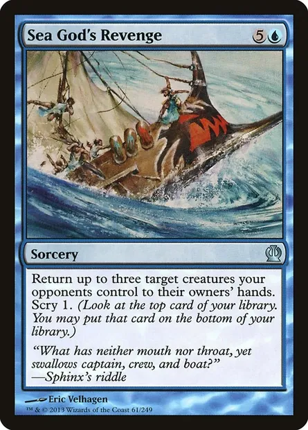 Sea God's Revenge, Magic card THS 61 — Theros set