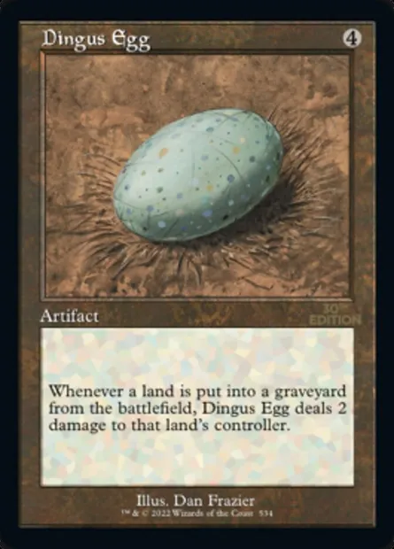 Dingus Egg, Magic card 30A 534 — 30th Anniversary Edition set