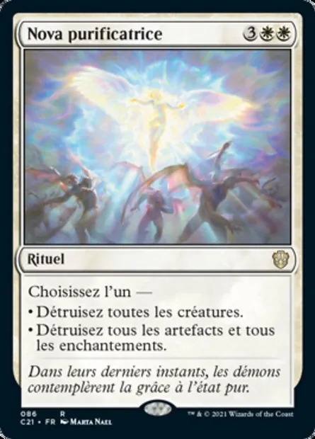Nova purificatrice, carte Magic C21 86 — extension Commander 2021