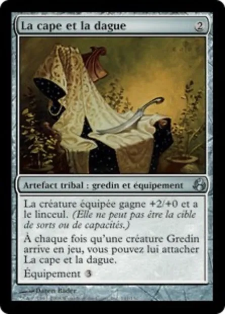 La cape et la dague, carte Magic MOR 141 — extension Leveciel