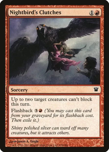 Nightbird's Clutches, Magic card ISD 154 — Innistrad set