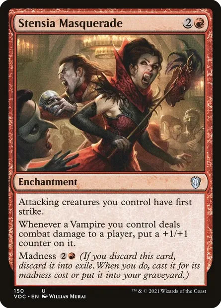 Stensia Masquerade, Magic card VOC 150 — Crimson Vow Commander set