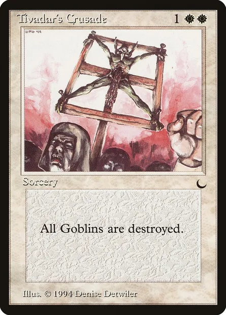 Tivadar's Crusade, Magic card DRK 18 — The Dark set