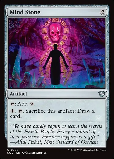 Mind Stone, Magic card SOC 352 — Secrets of Strixhaven Commander set