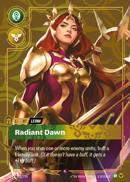 Radiant Dawn, Riftbound card OGN 261 — Origins set